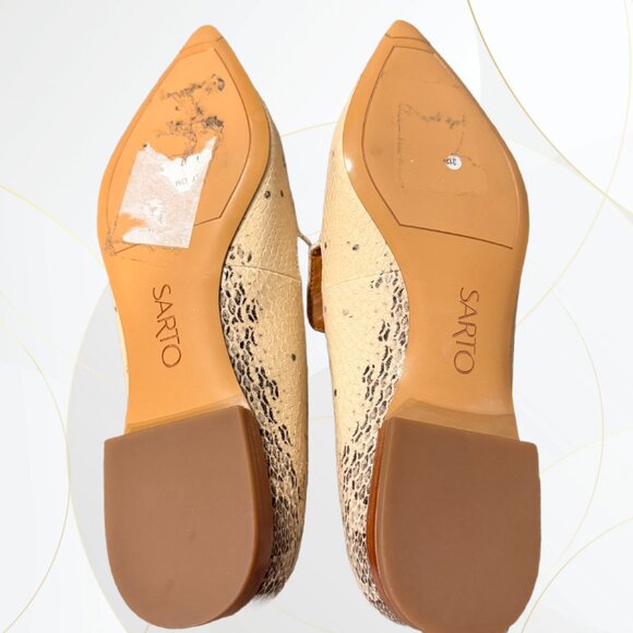 NWOT Franco Sarto Women's Topaz Snake Print Loafers - Picture 7 of 7